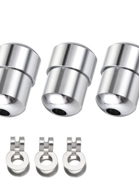 Uxcell Ball Chain Connector 3mm 3.2mm Silver Ring