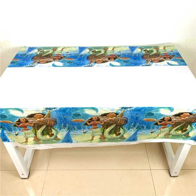 Cartoon Birthday Disposable Set Cartoon Moana Maui Party Dec
