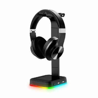 Rgb Wired Gaming Headset Colorful Stand Holder Base ABS