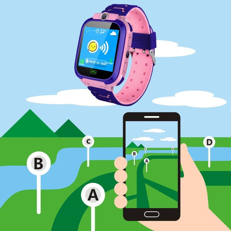 Kids Smart Watch Touch Screen Two Way Hands Free Intercom SO