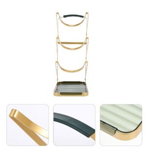 Cutting Board Holder Kitchen Frying Pan Rack Carbon Steel