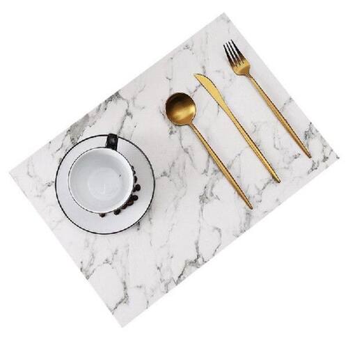 Marble Pattern Stripe Placemat Dishware Coasters Table Mat
