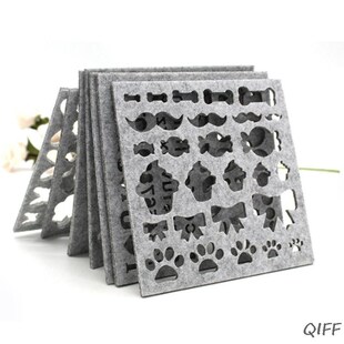 7pcs Wool Felt Mold Needle Felting DIY Craft Stencil Appliqu