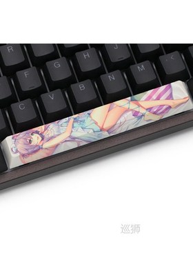 Novelty allover dye subbed Keycaps spacebar pbt custom mecha