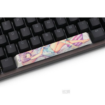 Novelty allover dye subbed Keycaps spacebar pbt custom mecha