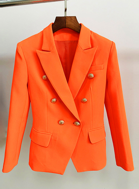 HIGH SET Classic Baroque Designer Blazer Women's Met