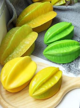 Plastic Fake Carambola Restore Fruit Model Store Window