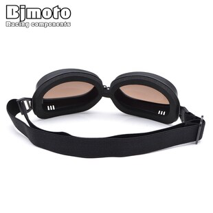 BJMOTO Motorcycle Glasses Goggles Helmet Pilot Scooter Retro