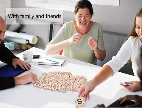 200pcs Scrabble Tiles for Crafts Wooden Letters Scrabble Let