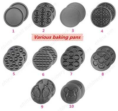 Cake machine plate Waffle Maker pan / Donut Machine / Hear