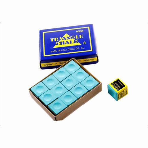 12pcs/set Pool Cue Tip Chalk Billiard Cue No-slip Chalk Sno