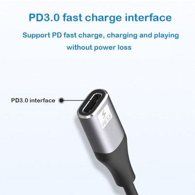 USB-C to HDMI-compatible cable Type C Screen Sharing 4K HD 6