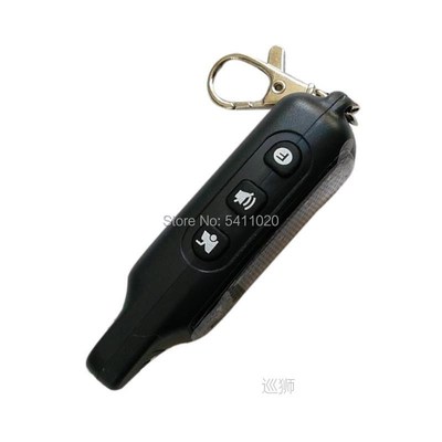 10 PCS/lot TW9010 LCD Remote Control Key Chain For Russian T