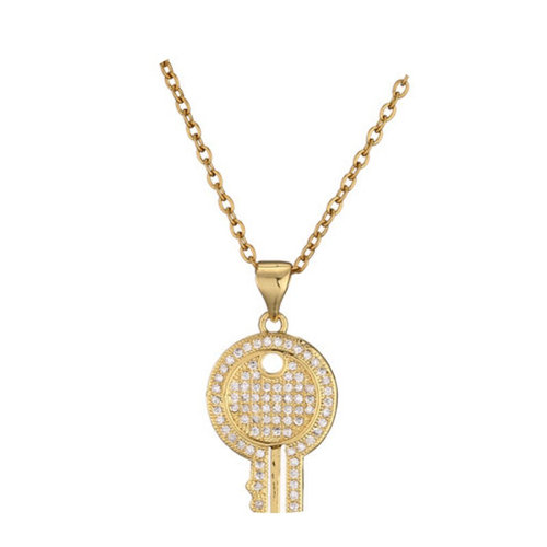 New product copper microscope eye of the demon necklace love