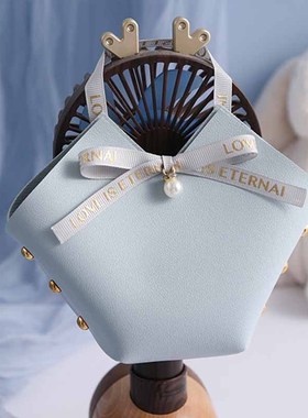 1pc Nordic Style Candy Box Leather Compact Gift Box