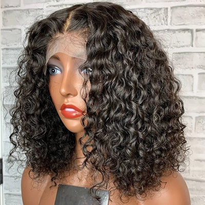 Brazilian 13x1 Lace Front Bob Wigs Pre Plucked Baby Hair Dee