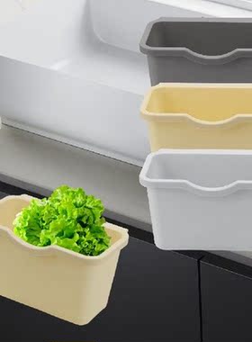 Plastic Can Holder Hanging  Multifunction Trash Trash Bag