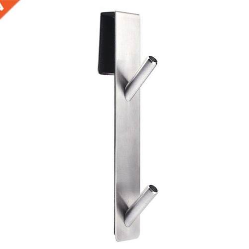 Punch Free Stainless Steel Hook Hang on Doors Store Towel Ke