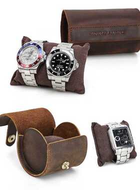 CONTACT'S FAMILY 3 Slot Watch Roll Case Chic Display Wat