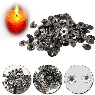 100Pcs/lot Craft DIY Metal Wick Sustainers Carry Holders
