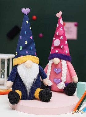 Graduation Mascot Short-Legged Gnome Doll Ornaments Cute