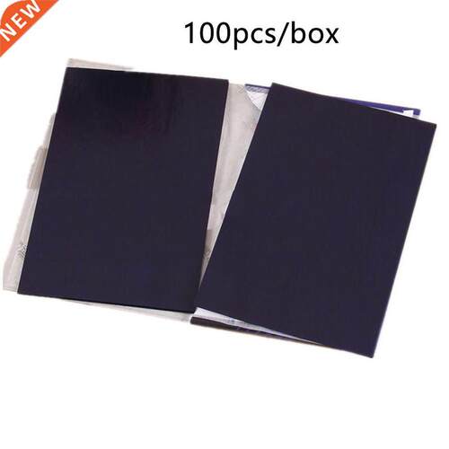 100 Pcs Thin Type School Transfer Graphite Copy Carbon Paper