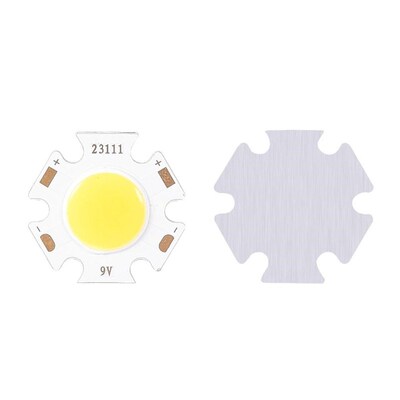 Environmentally Friendly 300mA COB LED Chip Module 1~12W Alu