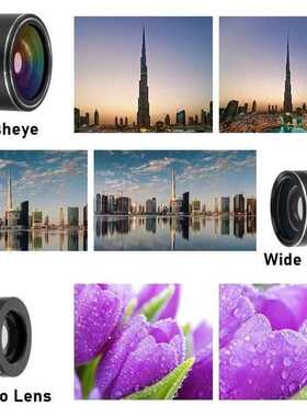 32X 22X Phone Camera Lens 4IN1 Telescope Zoom Macro Fish Eye