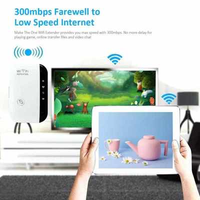 E/S Wireless Wifi Repeater 300Mbps WiFi Booster 2.4G Wifi S