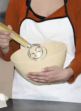 Baking Tools Kitchen Accessories Stainless Steel Dough Whisk