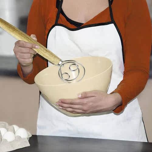 Baking Tools Kitchen Accessories Stainless Steel Dough Whisk