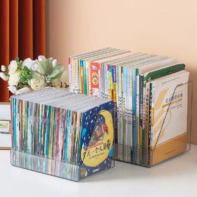 Rak Penyimpanan Buku Desktop Rak CD Organizer Alat Tulis