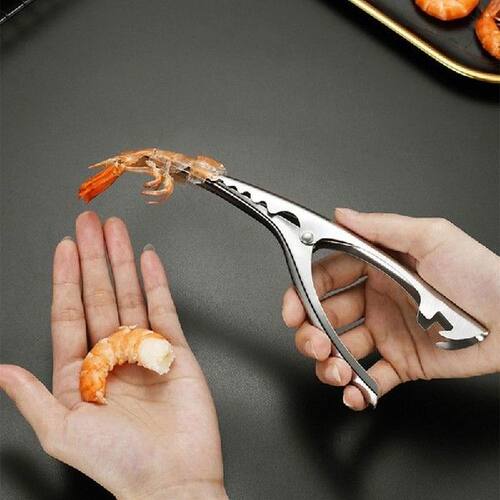 2 in 1 Stainless Steel Shrimp Peeler Deveiner Shrimp