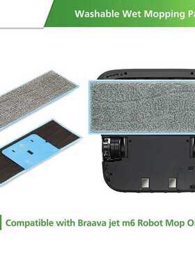 12 PCS Cleaning Cloth Accessories for IRobot Braava Jet M6 (