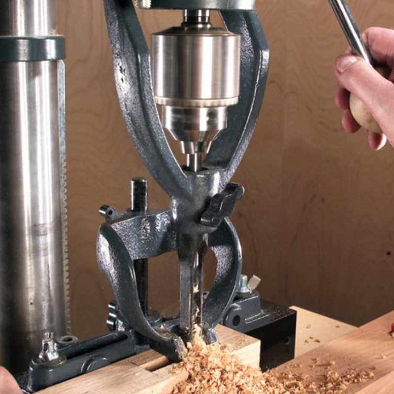 Bench Drill to Square Tenon Transform Mortise Machine Conver