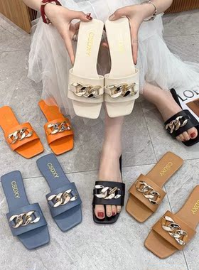 Wholesale Cheap Colourful Slip On Flat Casual Womens Sandals