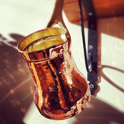 Turkish Coffee Pot Coffee Maker Moka Pot 3 Person 225 ML Sil