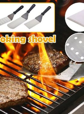 Multifungsi Baja Nirkarat Pegangan Plastik Memasak Sekop