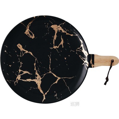 Best Gold Marble Glazes Ceramic Party Tableware Set Porcelai