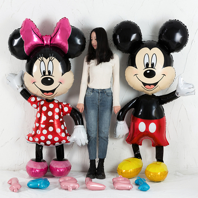 112cm Giant Mickey Minnie Mouse Balloon Cartoon Foil Birthda