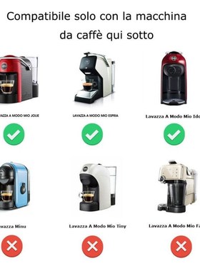 ICafilasStainless Steel For Lavazaa a modo mio Reusable Cof