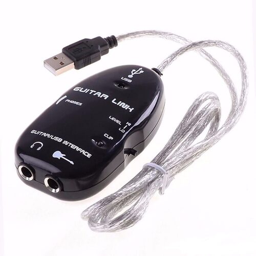 2021 NEW Guitar Cable Audio USB Link Interface Adapter For