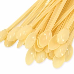 500Pcs Coffee Dessert Cake Spoons Plastic Spoon Safe Tea Cof