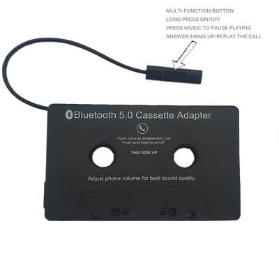 Bluetooth 5.0 Converter Cassette Player Cassette Adapter Car
