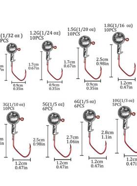 Jig-Head-Hook Lead-Head Fishing-Jigs Soft Worm 10g 5g 6g 3g