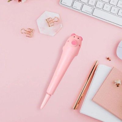 Flexible  Lovely Easy to Carry Writng Pen Pink Rollerball