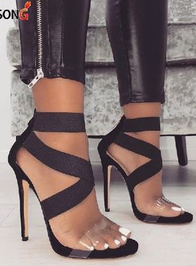 Women Sandal High Heels Gladiator Ankle Strap Sandals