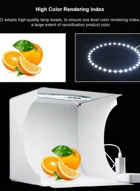 Mini Lightbox Photo Studio Softbox Backlit Photobox Folding