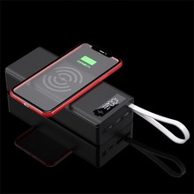 16*18650 Battery Charger Box DIY Power Bank Case Dual USB LC