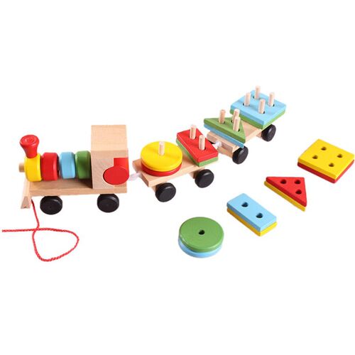 Models Building Toy Train Building Blocks Educational Kids B
